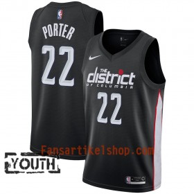Washington Wizards Trikot Otto Porter  22 2018-19 Nike City Edition Schwarz Swingman - Kinder